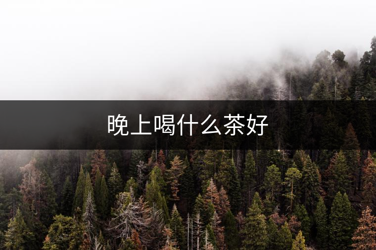 晚上喝什么茶好 晚上喝什么茶好