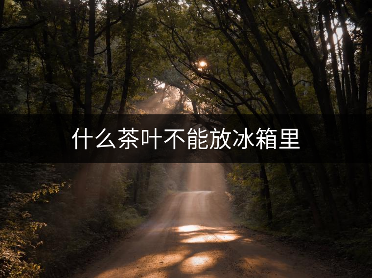 什么茶葉不能放冰箱里 什么茶葉不能放冰箱里