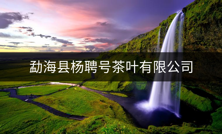 勐海縣楊聘號茶葉有限公司 勐海縣楊聘號茶葉有限公司