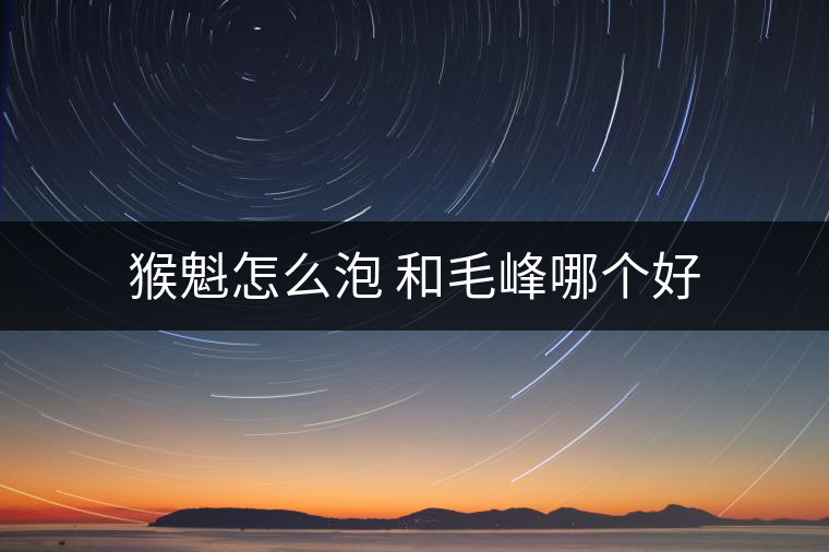 猴魁怎么泡 和毛峰哪個好