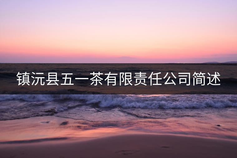 鎮沅縣五一茶有限責任公司簡述