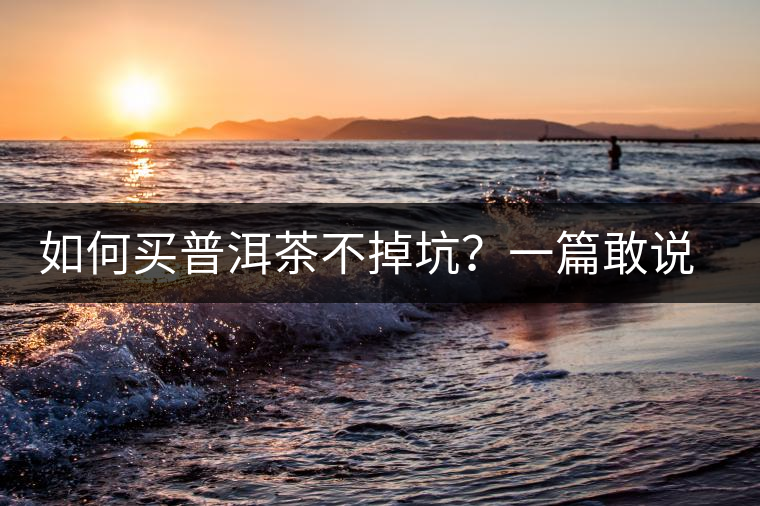 如何買普洱茶不掉坑?一篇敢說真話的良心之作。 如何買普洱茶不掉坑?一篇敢說真話的良心之作。