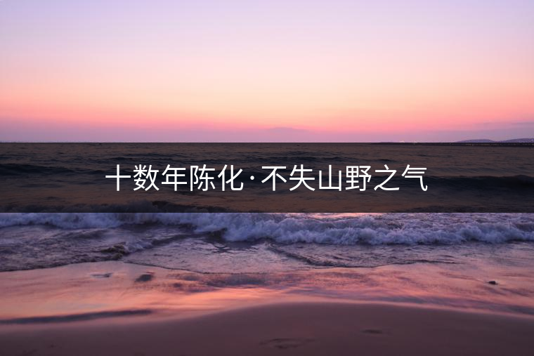 十數年陳化·不失山野之氣 十數年陳化·不失山野之氣