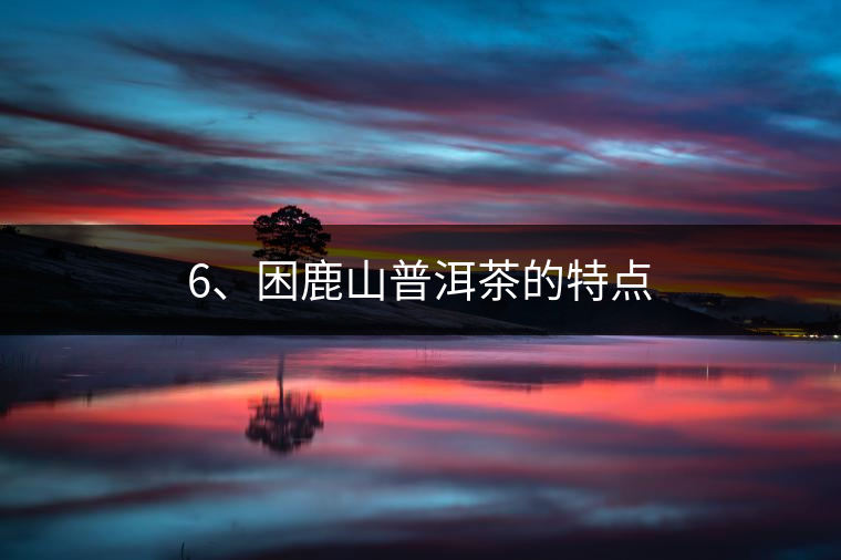 6、困鹿山普洱茶的特點 6、困鹿山普洱茶的特點