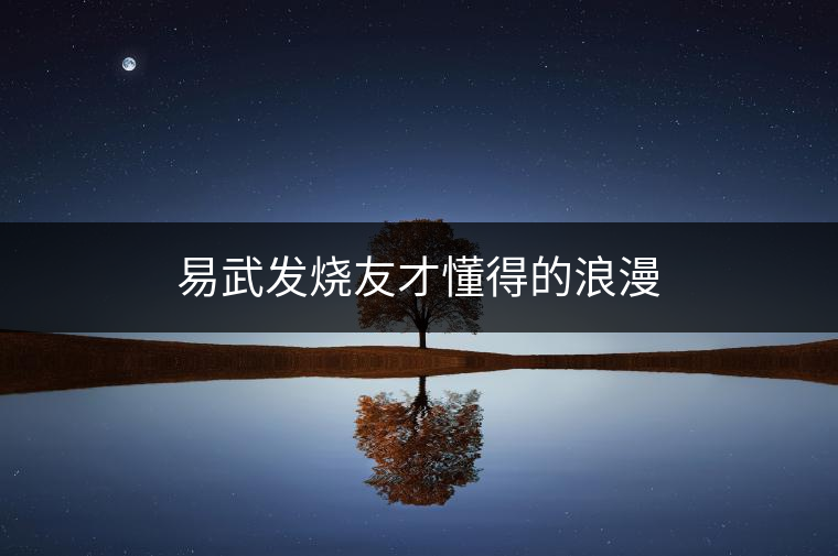 易武發燒友才懂得的浪漫