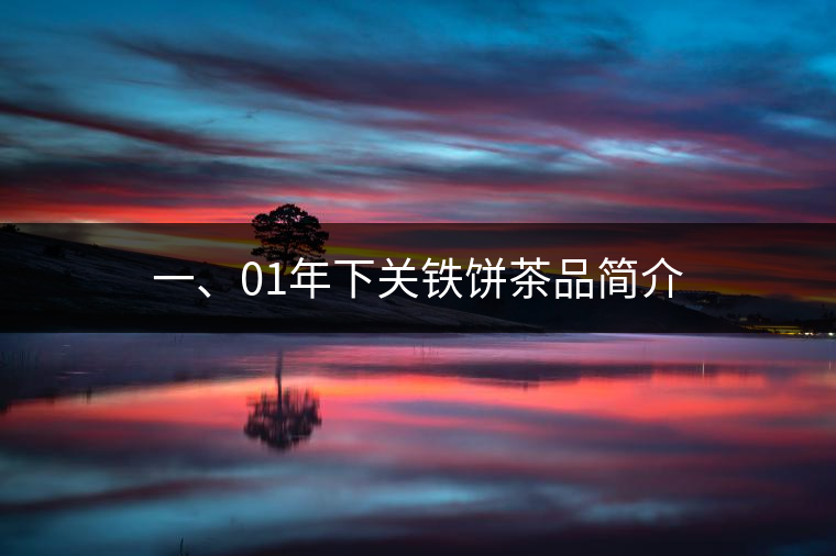 一、01年下關鐵餅茶品簡介 一、01年下關鐵餅茶品簡介