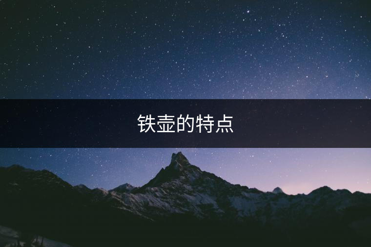 鐵壺的特點(diǎn) 鐵壺的特點(diǎn)